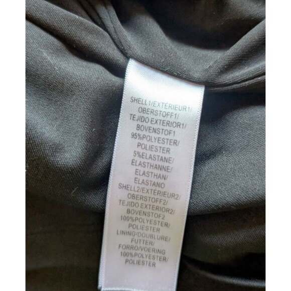 Adrianna Papell Mini Dress Black Long Sleeve Classic Casual Office US Size 6 - Picture 9 of 11